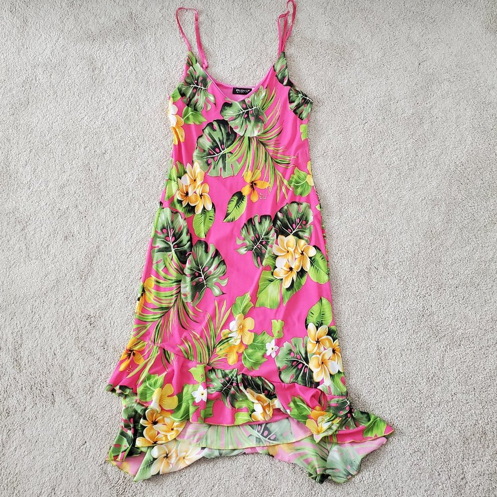 Large Women's Floyd By Smith Pink Floral Dress